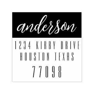 Customizable Self Inking 1.5"x1.5" Stamp Template