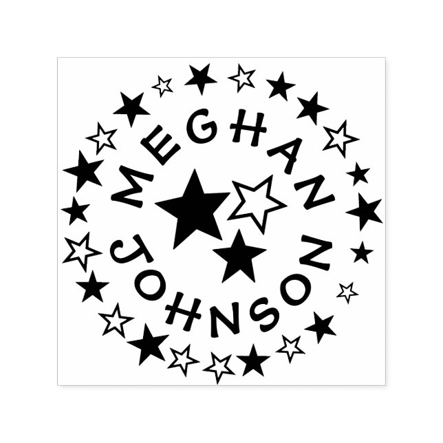 Customizable Self Inking 1.5"x1.5" Stamp Template (Design)