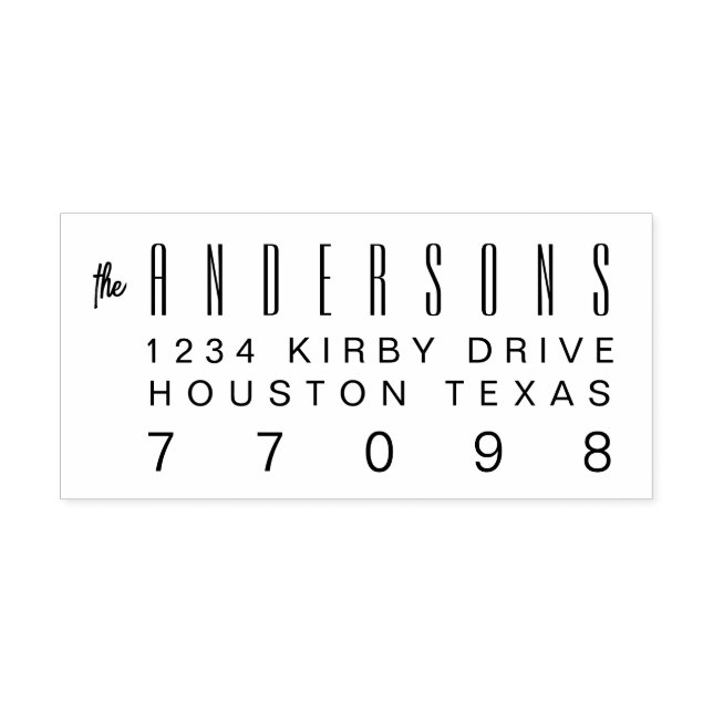 Customizable Self Inking 2.9 x 1.2" Stamp Template (Design)