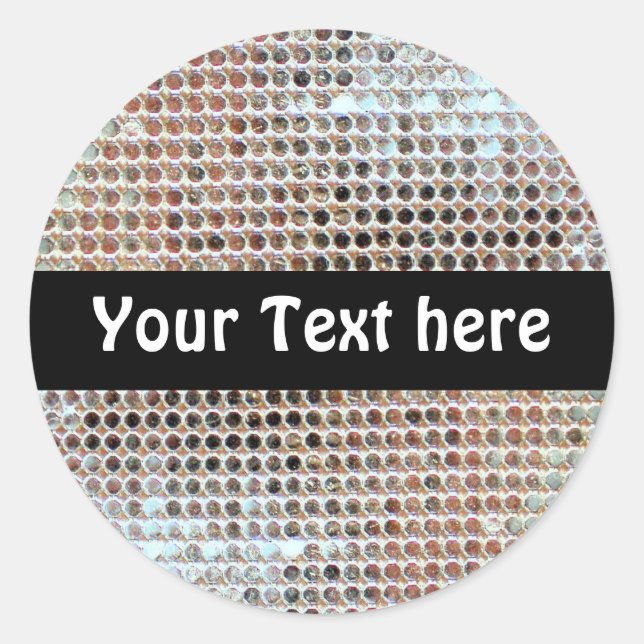 Customizable Sequin Sticker (Front)