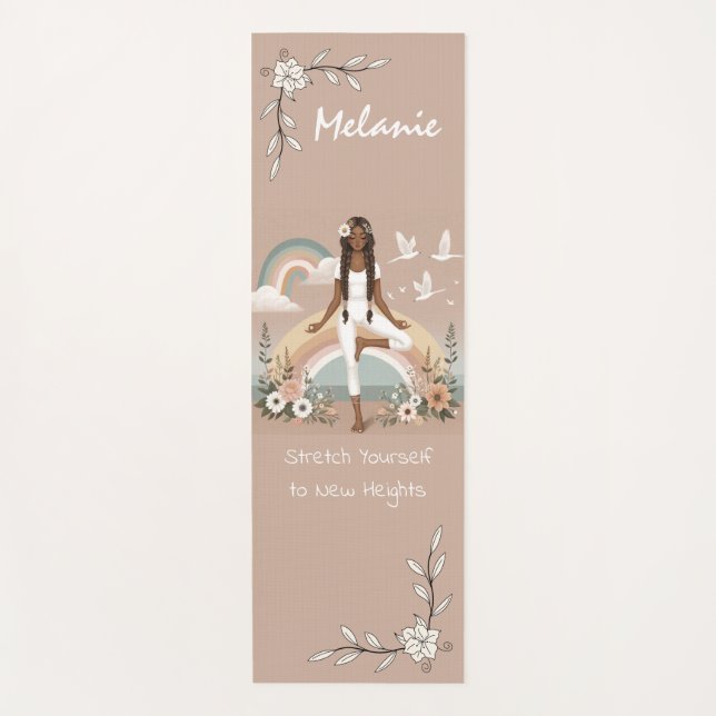 Customizable Serenity Yoga Mat (Front)