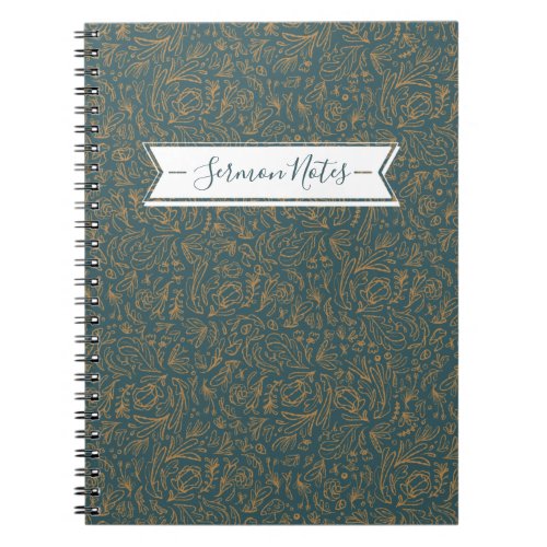 Customizable  Sermon Notes Notebook