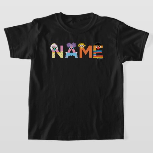 Customizable Sesame Street Alphabet Baby T_Shirt