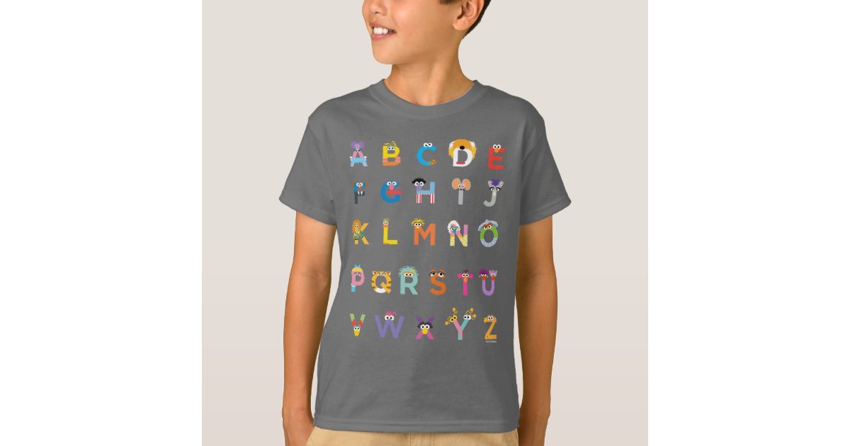 customizable-sesame-street-alphabet-t-shirt-zazzle