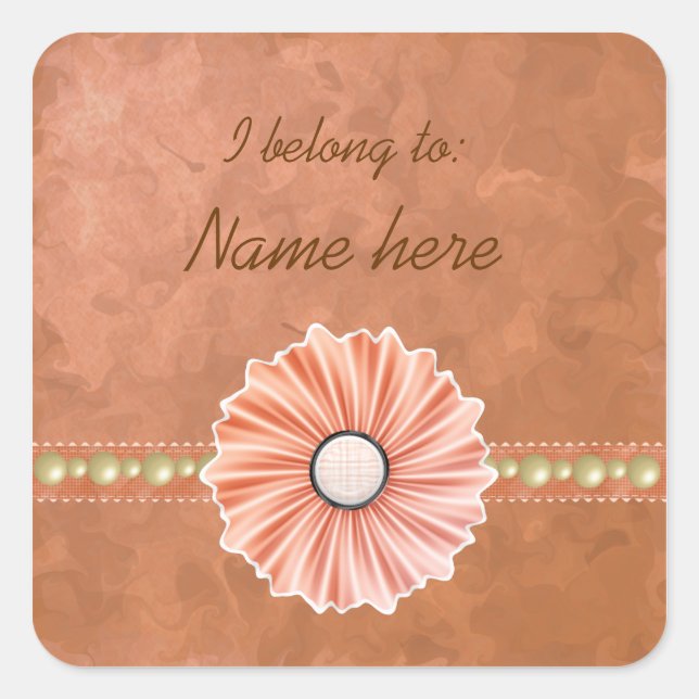 Customizable Shades of Autumn Bookplate (Front)