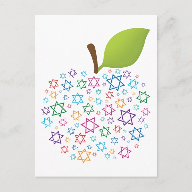 ✡🕎 Customizable  Shana Tova Postcard (Front)