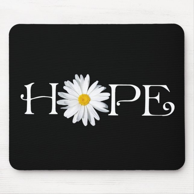 Customizable Shasta Daisy Hope Mousepad (Front)