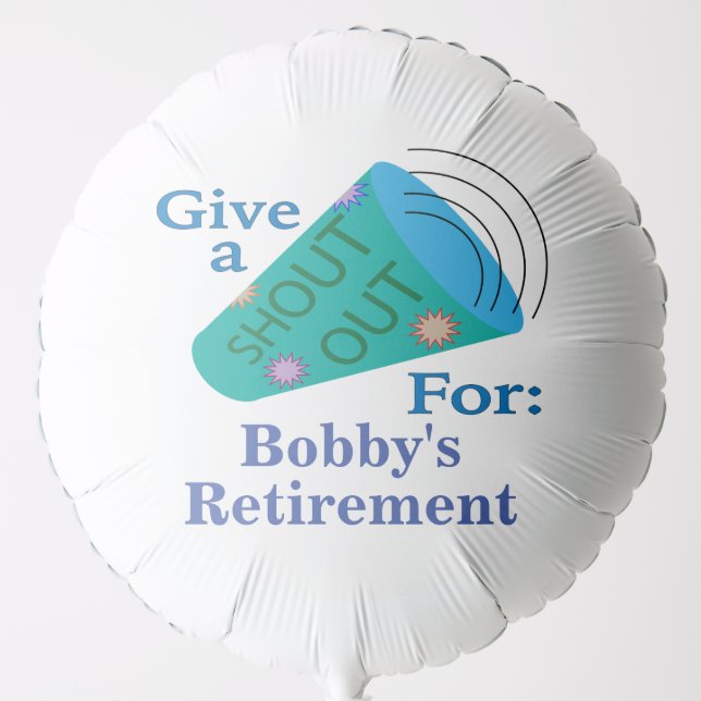 Customizable Shout Out Balloon (Front)