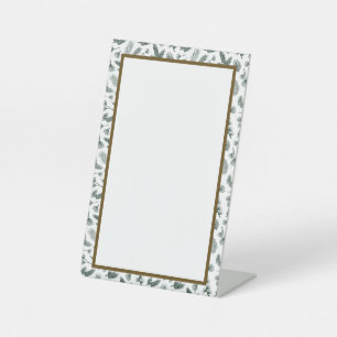 Customizable Sign in Pine 