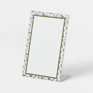 Customizable Sign in Pine 