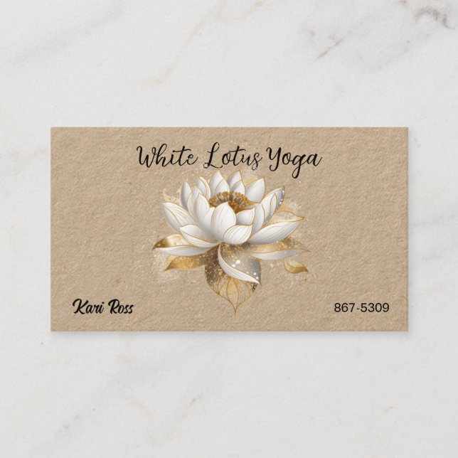 Customizable Simple Business Card (Front)
