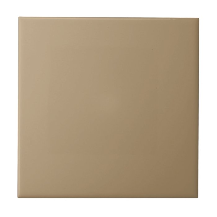 Customizable Simple Light Brown Ceramic Tile