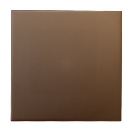 Customizable Simple Light Brown Gradient Tile | Zazzle