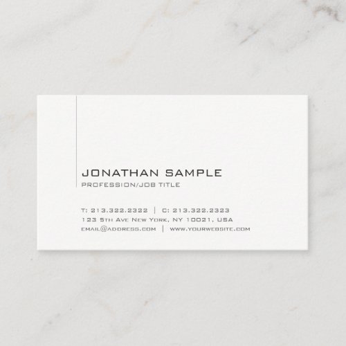 Customizable Simple Modern Professional Template Business Card