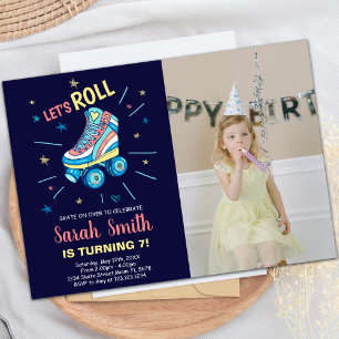 Customizable Skating Party Invitations for Kids