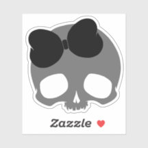 Customizable Skull with Bow