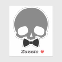 Customizable Skull with Bow Tie