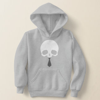 Customizable Skull with Tie Hoodie