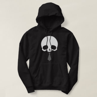 Customizable Skull with Tie Hoodie