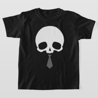 Customizable Skull with Tie T-Shirt