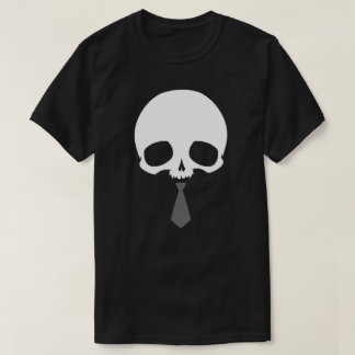Customizable Skull with Tie T-Shirt