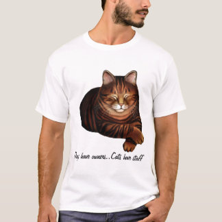 Customizable Sleeping Brown Tabby Cat Shirt