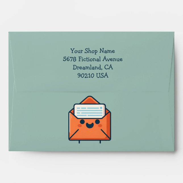 Customizable Small Business Envelopes (Back (Top Flap))