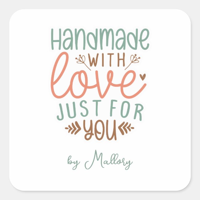 Customizable Small Business Thank You Stickers (Front)