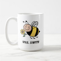 Customizable Smiling Bee Teacher Appreciation Gift