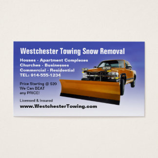 Snow Plowing Business Cards Templates Zazzle Customizable Snow Plowing Business Cards