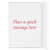 Customizable Snowflakes & Christmas Bells Cards (Inside (Left))