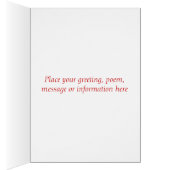 Customizable Snowflakes & Christmas Bells Cards (Inside (Right))