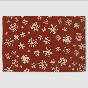 Customizable Snowflakes Doormat Fiber Doormat