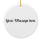 Customizable Soccer Ball Chirstmas
