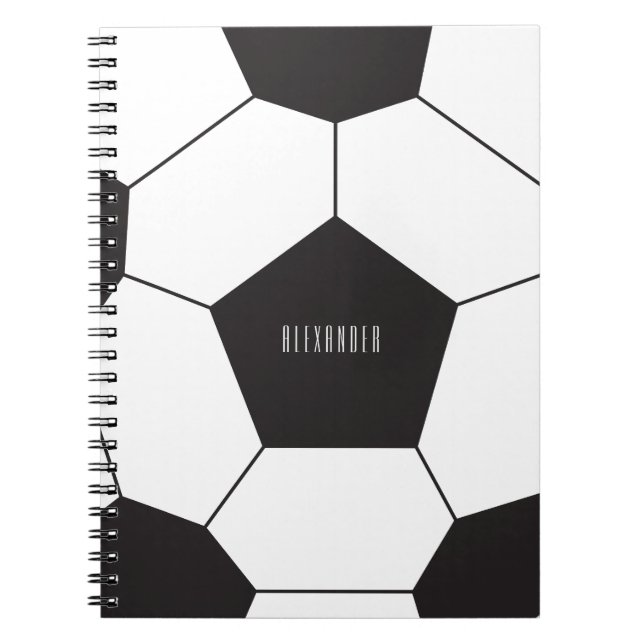 Customizable soccer ball ı notebook (Front)