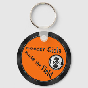 Customizable Soccer Goodie Bag Ideas, YOUR COLORS Keychain