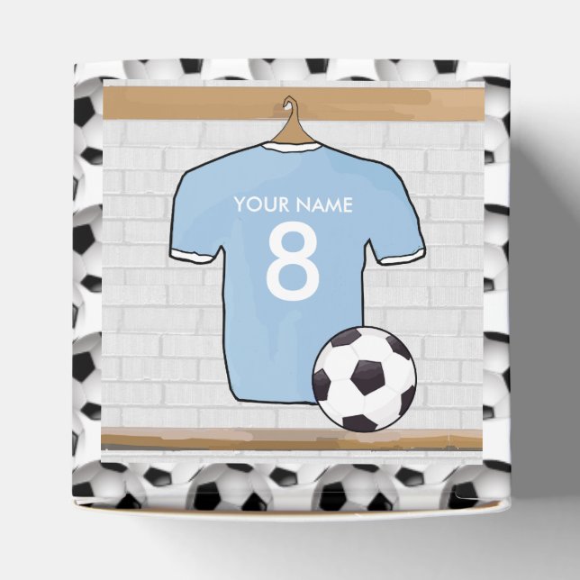 Customizable Soccer Jersey Favor Boxes (Top)