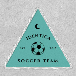 customizable SOCCER team triangle patch