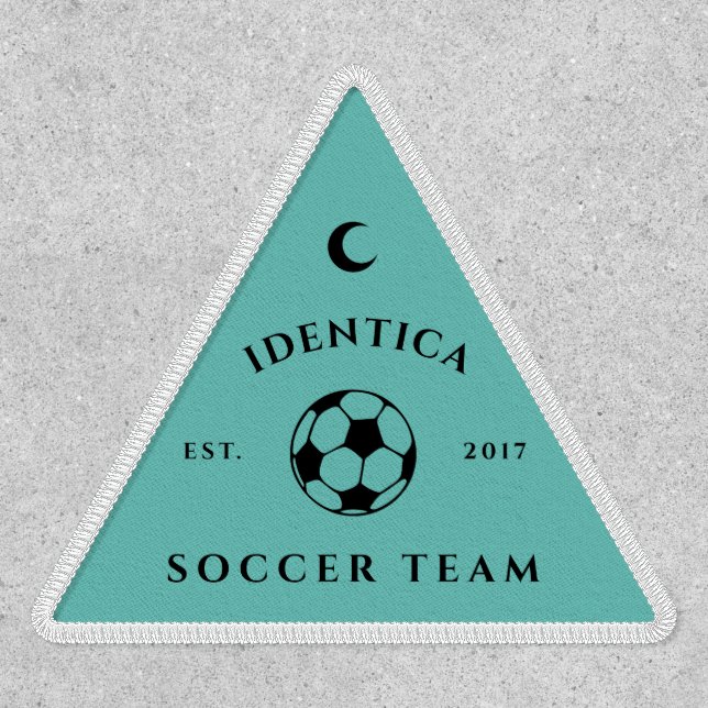 customizable SOCCER team triangle patch (Front)