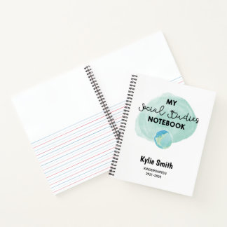 Customizable Social Studies Student Notebook
