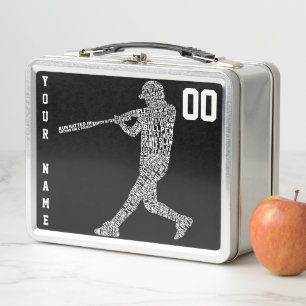 Customizable Softball Baseball Lunch Box