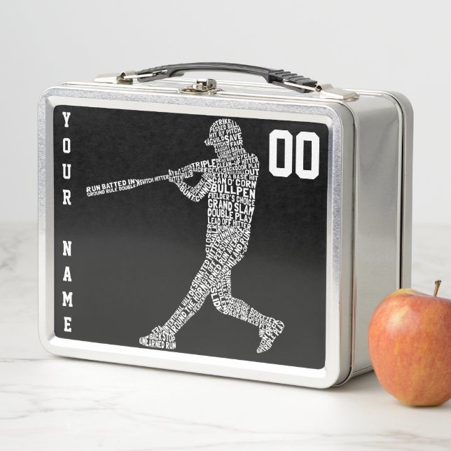Customizable Softball Baseball Lunch Box (In Situ)