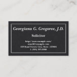 [ Thumbnail: Customizable Solicitor Business Card ]