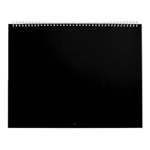 Customizable solid color calendar