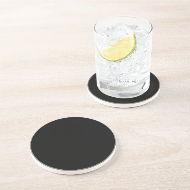 Customizable solid color coaster (Side)