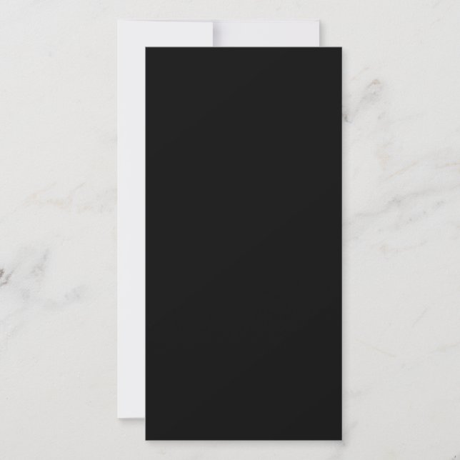 Customizable solid color save the date (Front)