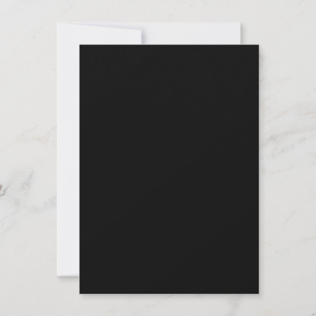 Customizable solid color save the date (Front)