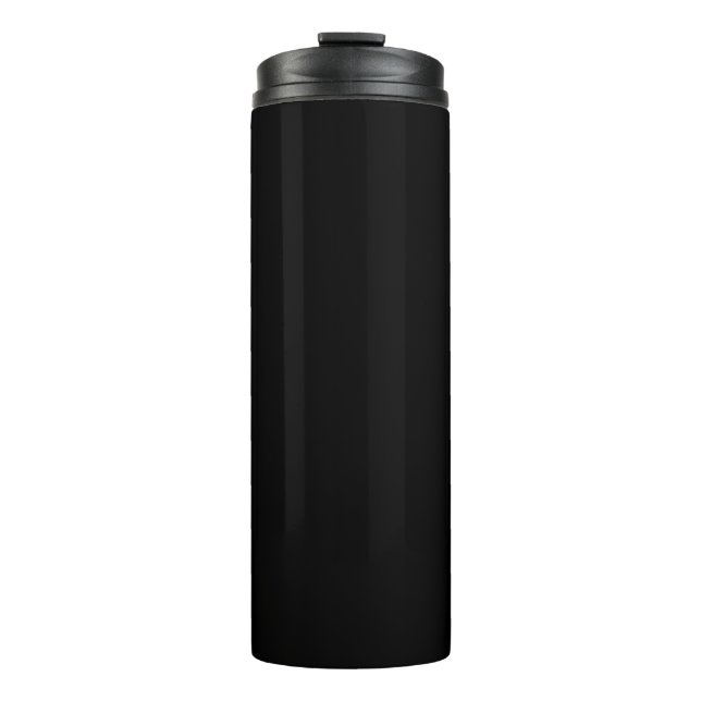 Customizable solid color thermal tumbler (Front)