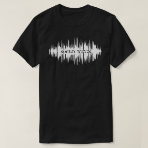 Customizable Sound Waves Music T-Shirt