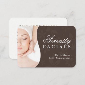 Customizable Spa Gift Certificate by colourfuldesigns at Zazzle